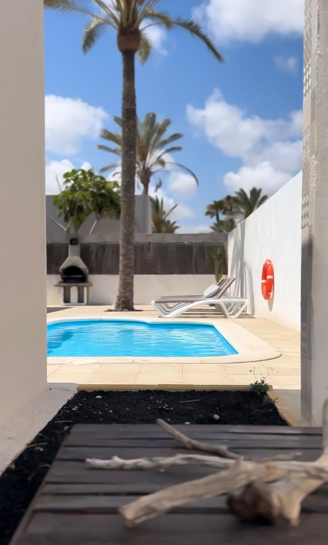 House Boho Palm With Private Heated Pool And Garden, 3 Bedrooms, Wi-Fi كوراليهو المظهر الخارجي الصورة